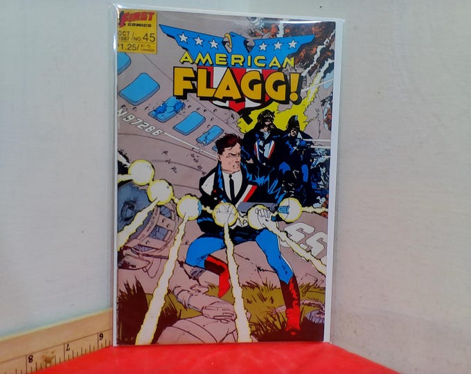 Vintage First Comic Books, American Flagg, 1980's