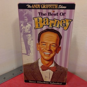 Vintage VHS Movie Tape, Andy Griffith Show &quot;Best of Barney&quot;, Don Knotts, 1997~
