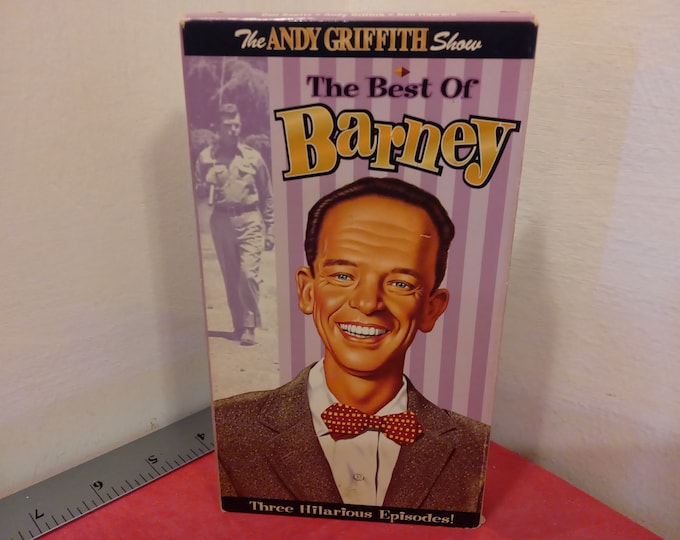 Vintage VHS Movie Tape, Andy Griffith Show "Best of Barney", Don Knotts, 1997~
