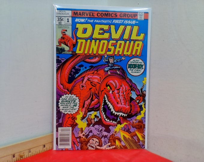 Vintage Marvel Comic Books, Devil Dinosaur, 1970's