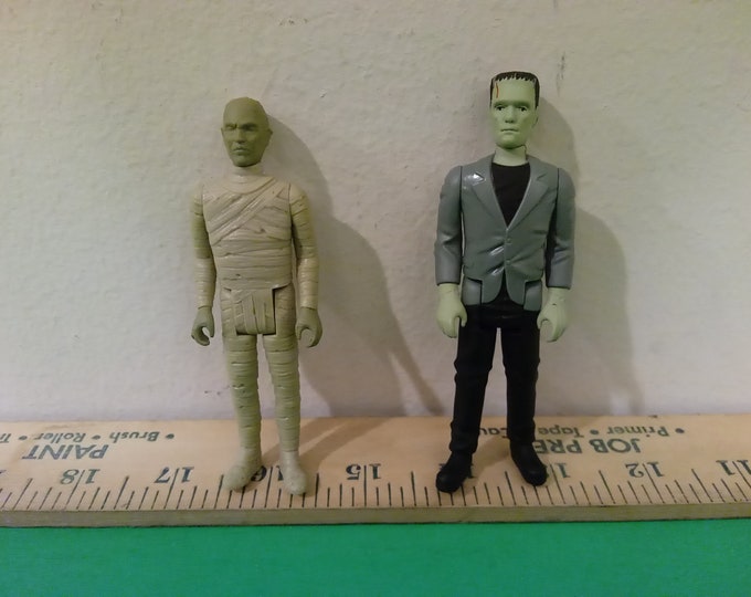 Funko Reaction 3.75" Action Figures, Universal Monsters Series 1 Frankenstein and Mummy, 2014