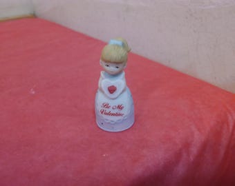 Vintage Bone China Collector Thimbles, Avon and Enesco, Be my Valentine, My Special Friend, Bunny, and Different Ladies, 1980's