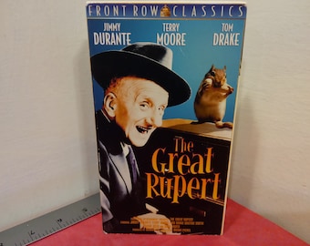 Vintage VHS Movie Tape, The Great Rupert, Jimmy Durante, 2000~