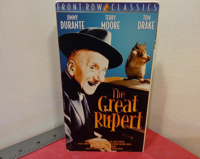 Vintage VHS Movie Tape, The Great Rupert, Jimmy Durante, 2000~