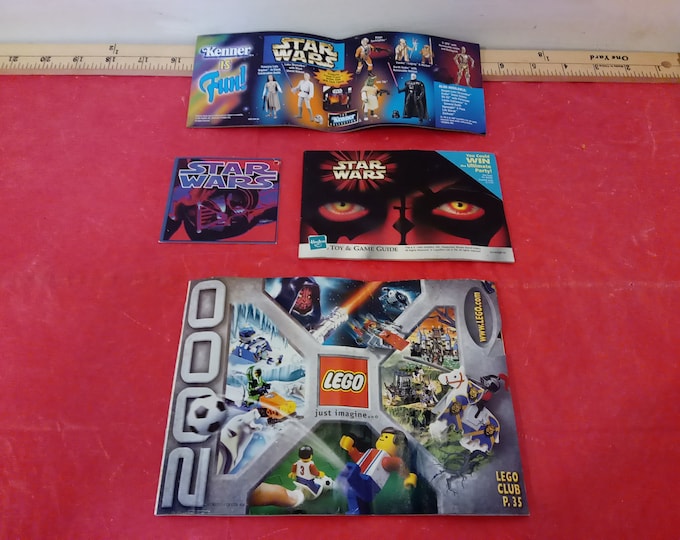 Vintage Star Wars Catalogs, Nerf Catalog, Hasbro Catalog, Lego Catalog, 1990's