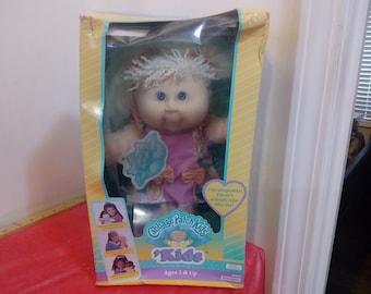 Vintage Cloth Doll, Cabbage Patch Kids Doll "Johanna Fern" by Hasbro, 1992