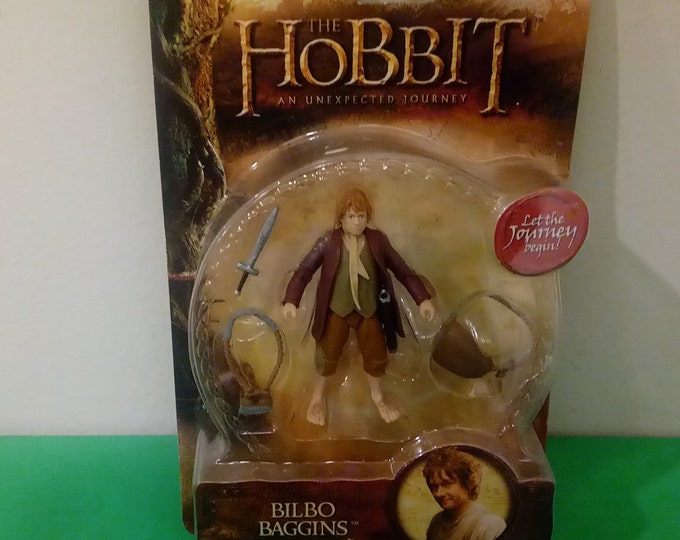 Hobbit the Unexpected Journey, Bilbo Baggins Action Figure, 2012