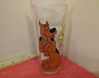 Vintage Collector Glass, Hanna Barbera Productions Pepsi Collector Glass, Scooby-Doo and Shaggy, 1977