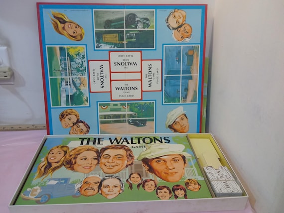 Vintage Board Game, the Waltons Board Game by Milton Bradley, 1974