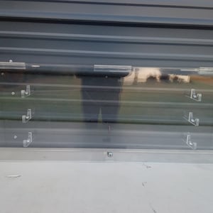 Vintage Acrylic Plexiglass Display Case for Baseball Bats, Three Bats Display Case for Wall#