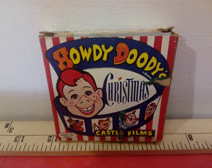 Vintage Movie Film, Howdy Doody's Christmas #8824 by Castle Films, 8MM Melton Movie Edition, 1950's#