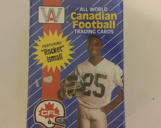 Vintage Collector Cards, All World Canadian Football Trading Cards, 1991