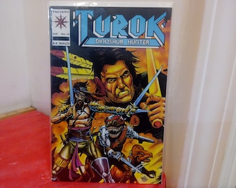 Vintage Valiant Comic Books, Turok Dinosaur Hunter and Death Mate, 1990's