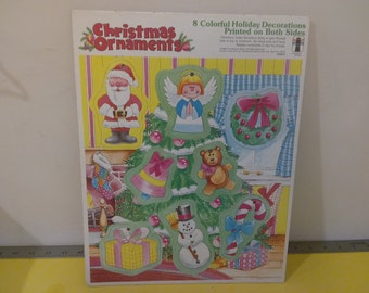 Vintage Christmas Ornament Tray Puzzle by The Rainbow Works.