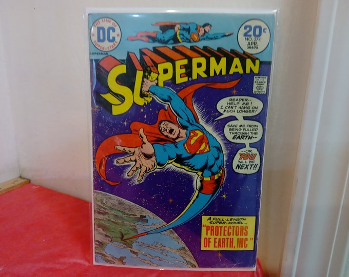 Vintage DC Comic Books, Superman Various Issues, 1970's