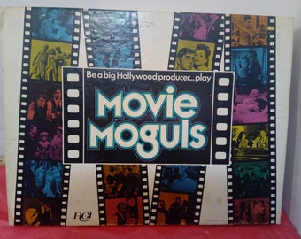 Vintage Board Game, Movie Moguls by Research Games Inc, 1973#