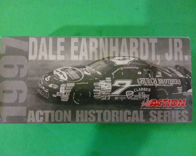 Vintage Die-Cast Car, Dale Earnhardt Jr. #7, Church Brothers Die Cast Car by RCCA 1:32, 2004