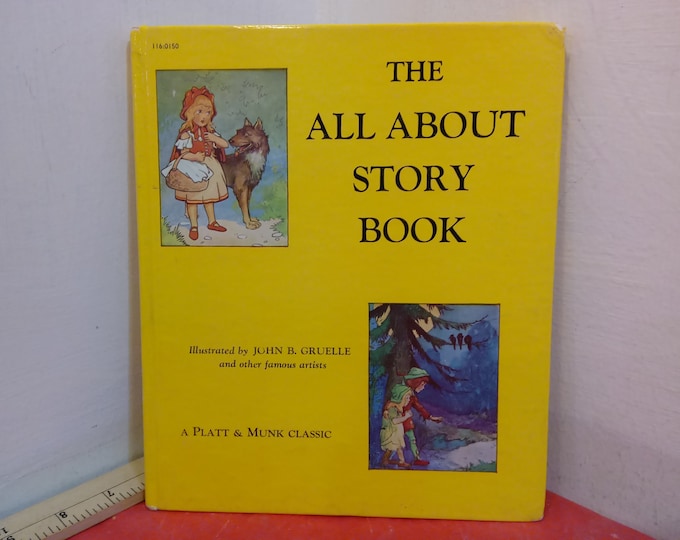 Vintage Children's Book, The All About Story Book, A Platt & Munk Classic, 1960