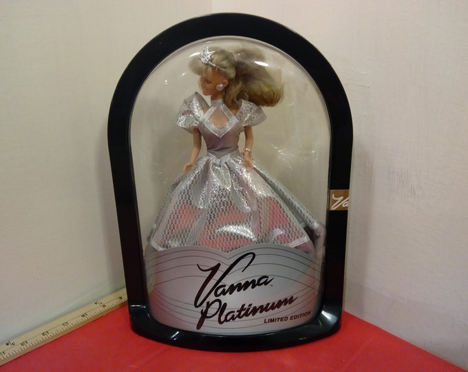 Vintage Vanna White Doll, Platinum Edition, 1990's