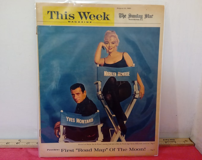 Vintage Magazines, Show, Ms., and This Week, Marilyn Monroe, 1960's-1970's#