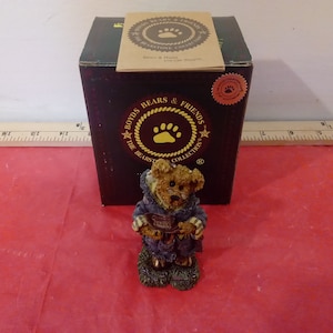 Vintage Resin Figurine, The Boyds Collection, Noah Ark Series 1, Jeremy as Noah...The Ark Builder, 1999