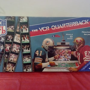 Vintage Boardgame, NFL VHS &quot;The VCR Quarterback Game, 1980&#39;s#