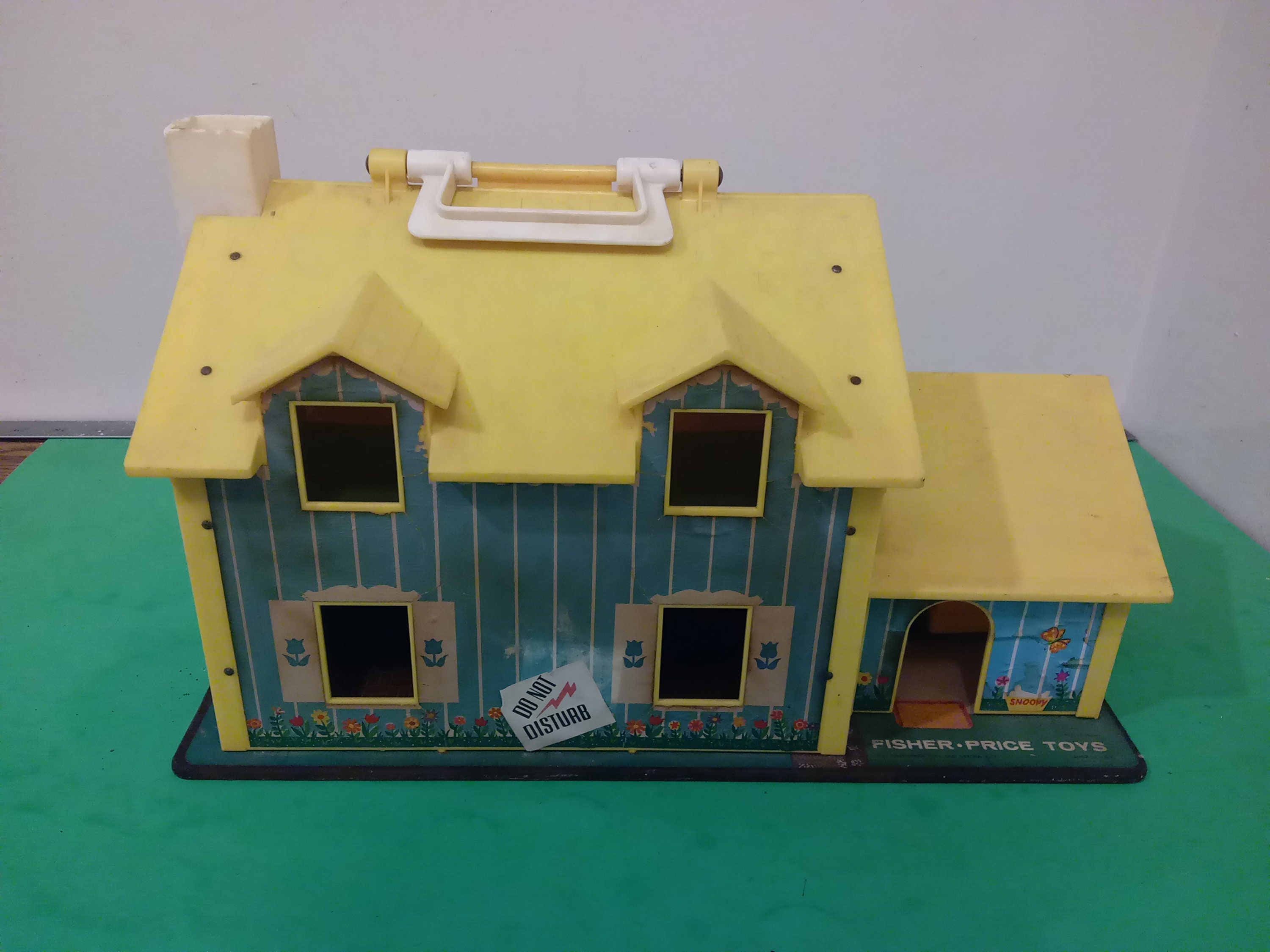 Vintage Fisher Price Little People Play Family House 952, 1969