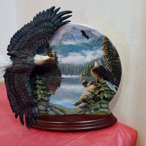 Vintage Bald Eagle Figurines, Bald Eagles from Taiwan, Bradford, and Others, 1990&#39;s