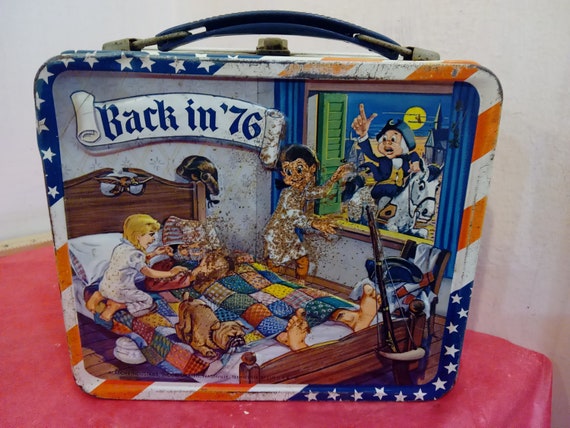Vintage Lunchbox, Back in '76 by Aladdin, 1975 - Etsy