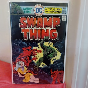 Vintage DC Comic Books, Swamp Thing, Various Issues