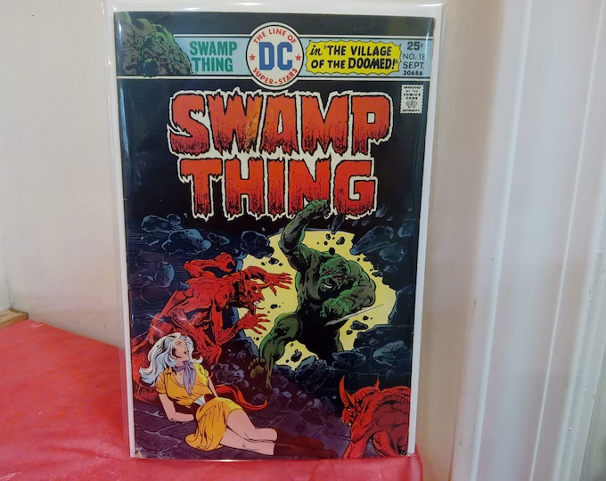 Vintage DC Comic Books, Swamp Thing, Various Issues