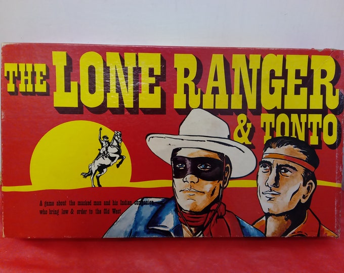 Vintage Board Game, Lone Ranger & Tonto by Warren Paper Products, 1978#