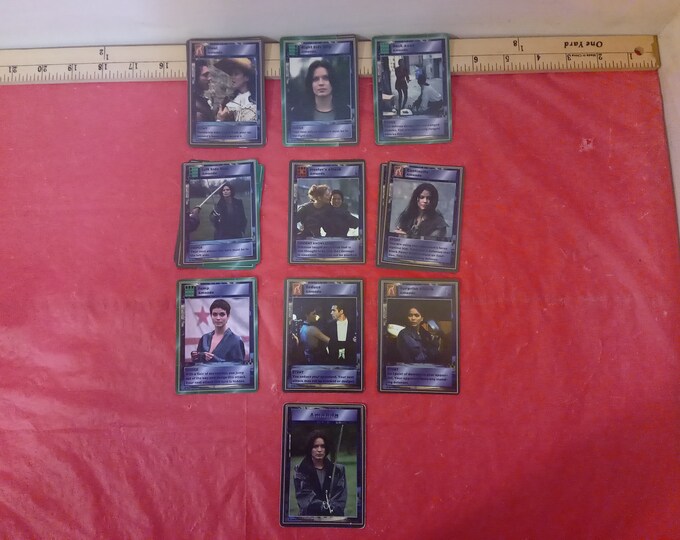 Vintage Card Game, Highlander Card Game Cards, "Amanda Cards", 1990's