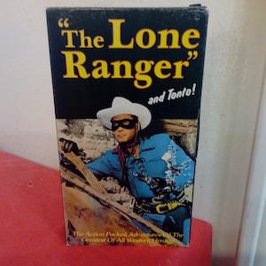 Vintage VHS Movie Tape, The Lone Ranger and Tonto or The Legend of the Lone Ranger, 1990's#