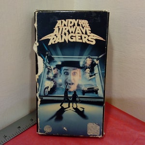 Vintage VHS Movie Tape, Andy and the Airwave Rangers, 1989 ~