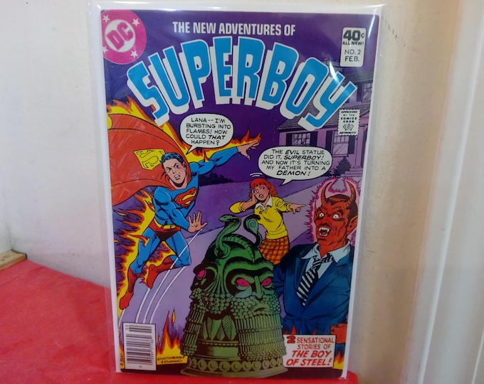 Vintage DC Comic Books, The New Adventures of Superboy, Various Issues, 1980's