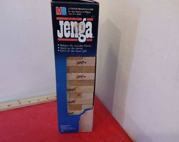 Vintage Game, Jinga by Milton Bradley, 1986