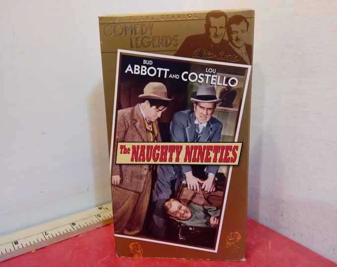 Vintage VHS Movie Tapes, Bud Abbott & Lou Costello "Naughty Nineties", 2000#