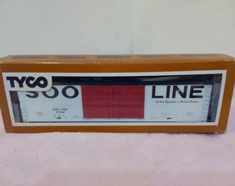 Vintage Model Train, Tyco HO Scale Train Cars, Rio Grande, SOO Line, CB & Q 18300, Great Northern Flat, or C and H Sugar, 1970's