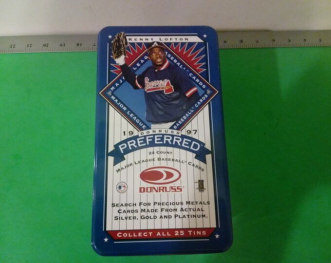 Vintage Donruss Preferred Collectible Tins, Kenny Lofton, 1997#