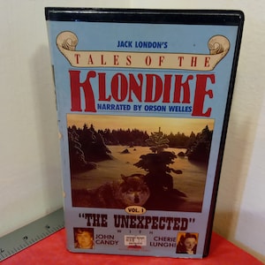 Vintage VHS Movie Tape, Tales of the Klondike, John Candy~