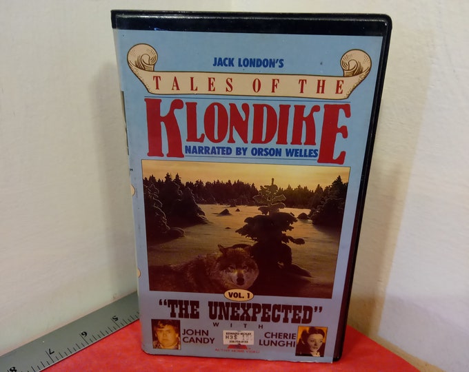 Vintage VHS Movie Tape, Tales of the Klondike, John Candy~