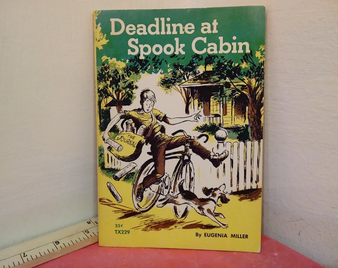 Vintage Paperback Book, Deadline at Spook Cabin by Eugena Miller , 1963~