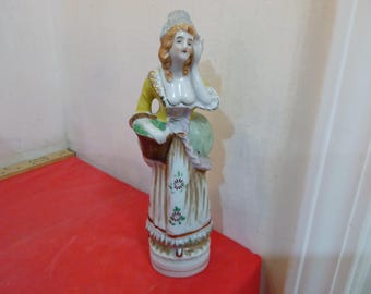 Vintage Ceramic/Porcelain Figurines, Different Victorian Looking People, Hand Painted in Japan