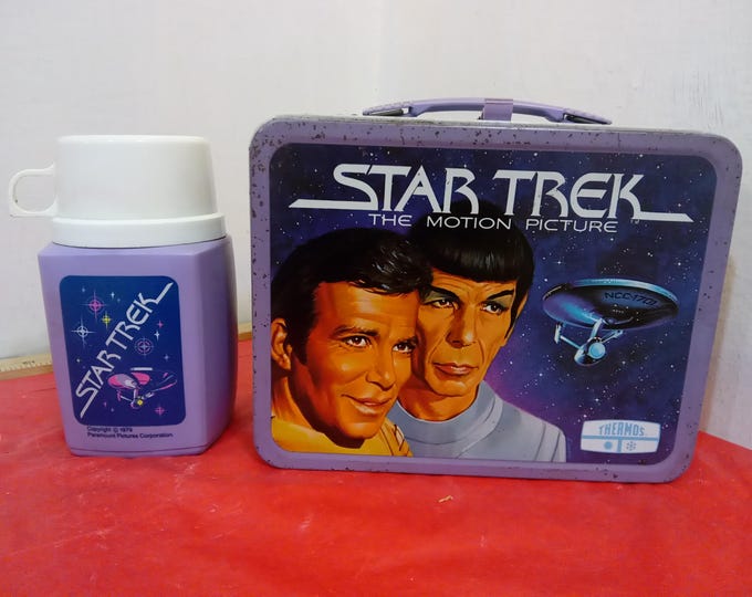 Vintage Lunchbox, Star Trek "The Motion Picture" with Thermos by Thermos, 1979
