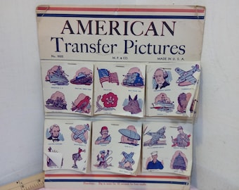 Vintage Transfer Pictures, American Transfer Pictures #9002 by M.P. & Co.#