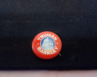 Vintage Political Pushback Pins, Political Pins for Winners and Losers of Elections, Wilson, Truman, Roosevelt, Bowles, LBJ, and More