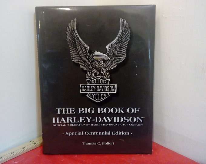 Vintage Reference Book, The Big Book of Harley-Davidson "Special Centennial Edition" by Thomas C. Bolfert, 2002
