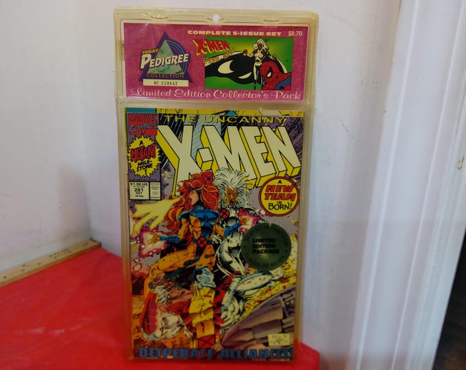 Vintage Marvel Comic Books, Treat Pedigree Collection, 5 Comics in Pack "X-men, X-Factor and Others, Various Issues, 1990's