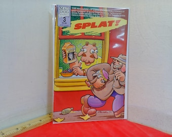 Vintage Mad Dog Comic Books, Splat!, 1987